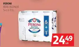Auchan PERONI Bere blondă Ofertă