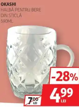Auchan Okashi halbă pentru bere din sticlă Ofertă