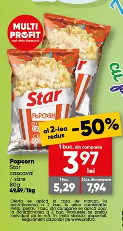 PROFI STAR Popcorn Ofertă