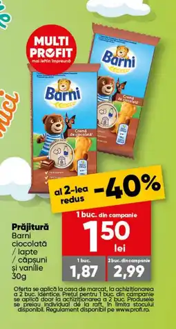PROFI BARNI Prăjitură Ofertă