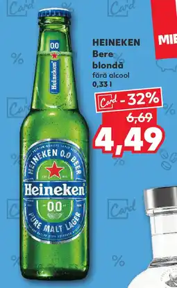 Kaufland HEINEKEN Bere blondă Ofertă