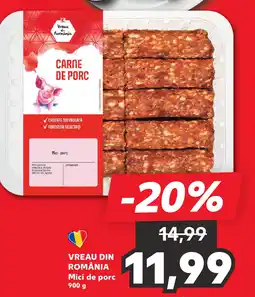 Kaufland VREAU DIN ROMÂNIA Mici de porc Ofertă