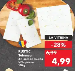Kaufland RUSTIC Telemea din lapte de bivoliţă Ofertă