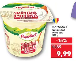 Kaufland NAPOLACT Smântănă Prima 25% Ofertă