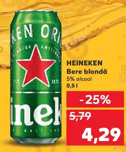 Kaufland HEINEKEN Bere blondă Ofertă