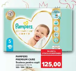 Kaufland PAMPERS PREMIUM CARE Scutece pentru copii Ofertă