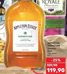 Kaufland APPLETON SIGNATURE Jamaica Rum Ofertă