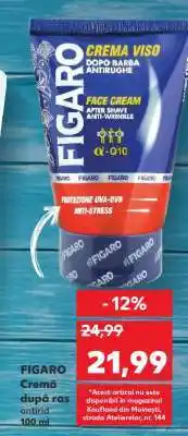Kaufland FIGARO Cremă după ras antirid 100 ml Ofertă