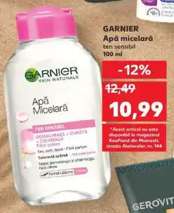 Kaufland GARNIER Apă micelară ten sensibil Ofertă