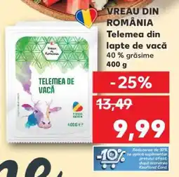 Kaufland Telemea din lapte de vacă Ofertă