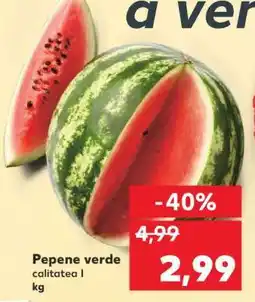 Kaufland Pepene verde Ofertă