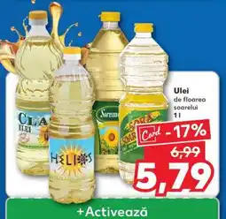 Kaufland Ulei de floarea soarelui 1L Ofertă