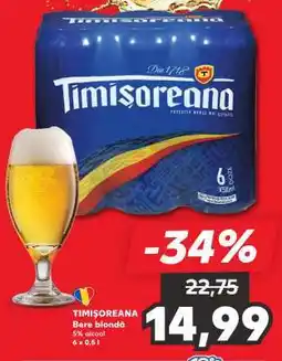 Kaufland TIMIŞOREANA Bere blondă Ofertă