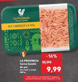Kaufland LA PROVINCIA Carne tocată de pui Ofertă