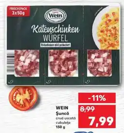 Kaufland WEIN Şuncă crud uscată cubuleţe Ofertă