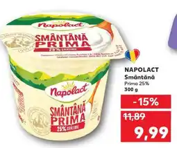 Kaufland NAPOLACT Smântână Prima 25% Ofertă