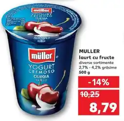 Kaufland MULLER Iaurt cu fructe Ofertă