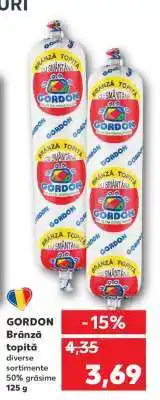 Kaufland GORDON Brânză topită Ofertă