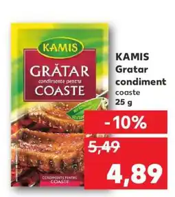 Kaufland KAMIS Gratar condiment coaste 25 g Ofertă