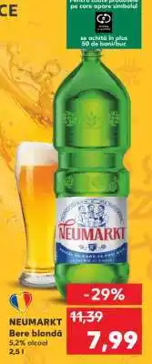 Kaufland NEUMARKT Bere blondă Ofertă
