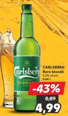 Kaufland CARLSBERG Bere blondă Ofertă