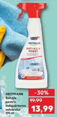 Kaufland HEITMANN Soluție pentru îndepărtarea calcarului 500 ml Ofertă