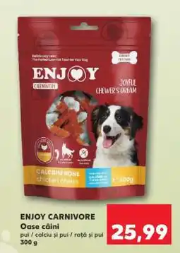 Kaufland ENJOY CARNIVORE Oase câini Ofertă