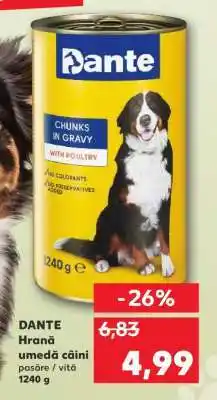 Kaufland DANTE Hrană umedă câini Ofertă