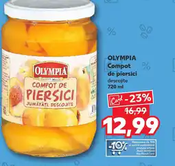 Kaufland OLYMPIA Compot de piersici descojite Ofertă