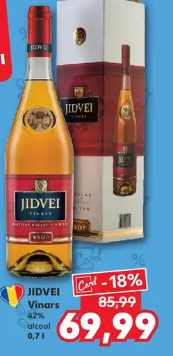 Kaufland JIDVEI Vinars 42% alcool Ofertă