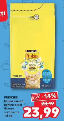 Kaufland FRISKIES Hrană uscată pentru pisici Ofertă