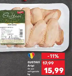 Kaufland GUSTAVI Aripi de pui refrigerate Ofertă