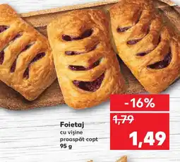 Kaufland Foietaj cu vişine proaspăt copt Ofertă