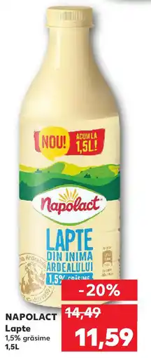 Kaufland NAPOLACT Lapte Ofertă