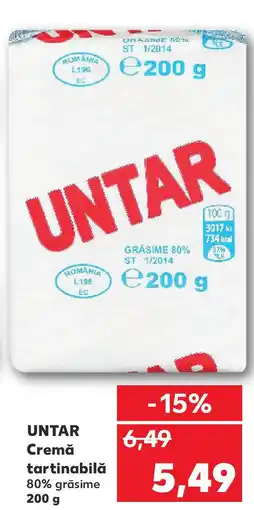 Kaufland UNTAR Cremă tartinabilă Ofertă