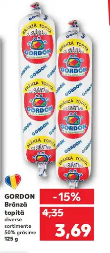 Kaufland GORDON Brânză topită Ofertă