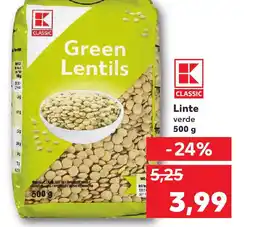 Kaufland Linte verde Ofertă