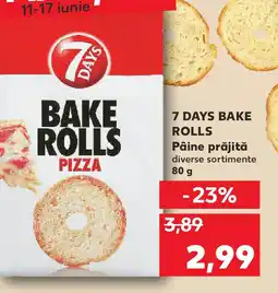 Kaufland 7 DAYS BAKE ROLLS Pâine prăjită Ofertă