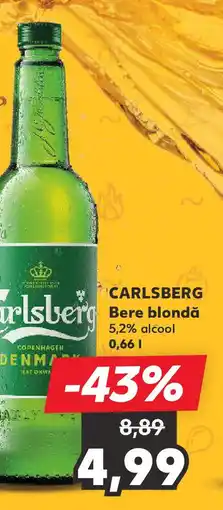 Kaufland CARLSBERG Bere blondă Ofertă