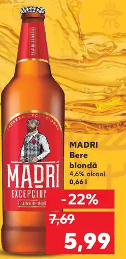 Kaufland MADRI Bere blondă Ofertă