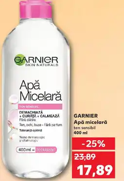 Kaufland GARNIER Apă micelară ten sensibil Ofertă