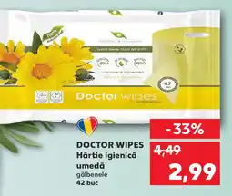 Kaufland DOCTOR WIPES Hârtie igienică umedă Ofertă