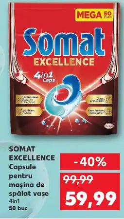 Kaufland SOMAT EXCELLENCE Capsule pentru maşina de spălat vase Ofertă