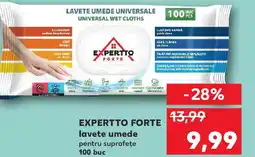 Kaufland EXPERTTO FORTE lavete umede Ofertă
