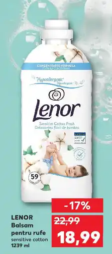 Kaufland LENOR Balsam pentru rufe sensitive cotton Ofertă