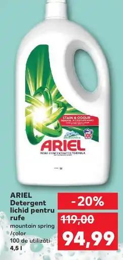 Kaufland ARIEL Detergent lichid pentru rufe Ofertă