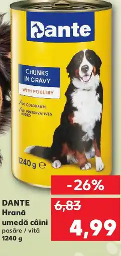 Kaufland DANTE Hrană umedă câini Ofertă