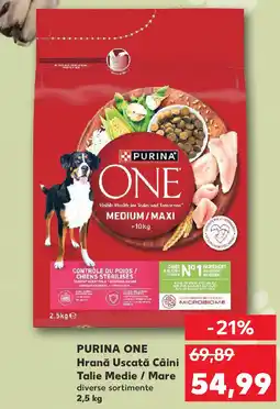 Kaufland PURINA ONE Hrană uscată Câini Talie Medie / Mare Ofertă