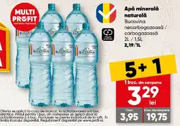 PROFI Apă minerală naturală Bucovina Ofertă