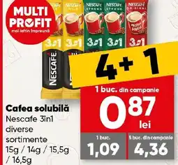 Cafea solubilǎ Nescafe 3in1